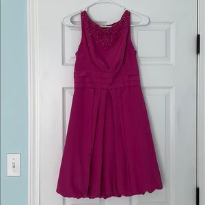 Bright pink Jessica Simpson formal dress